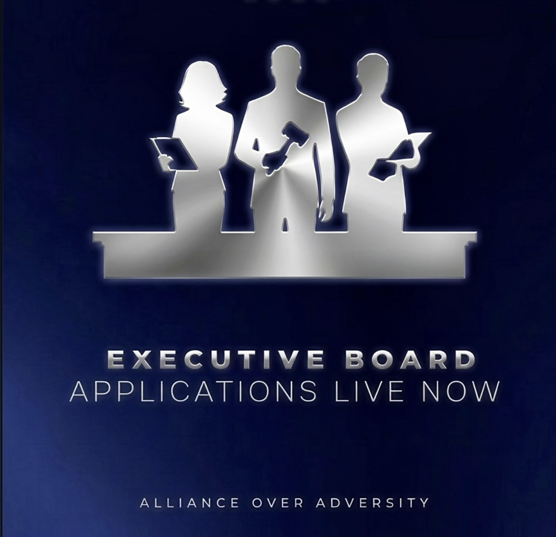 Executive Board applications poster